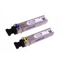 MikroTik S-3553LC20D Kit de 2 módulos SFP BiDi 1.25G monomodo 20 km