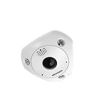 [DS-2CD6365G0E-IVS1.27mm] Hikvision Fisheye IP 6MP 360° IP66 IK10 WDR POE Audio/Alar IR 15mt
