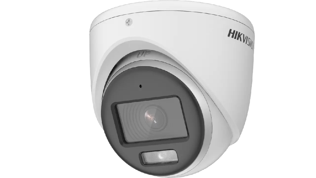[DS-2CE70KF0T-MFS2.8mm] Hikvision DS-2CE70KF0T-MFS2.8mm Cámara Torreta Fija con Audio 3K ColorVu