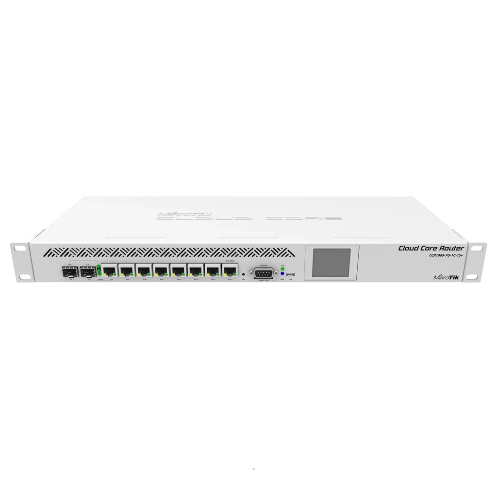 MikroTik CCR1009-7G-1C-1S+ Cloud Core Router 9 núcleos con SFP+ 10G