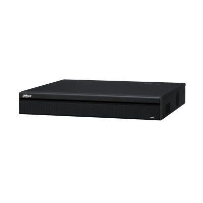 Dahua DHI-NVR5424-24P-4KS2 Grabador de vídeo en red profesional de 24 canales, 1,5 U, 4 discos duros, 24 PoE, 4K y H.265