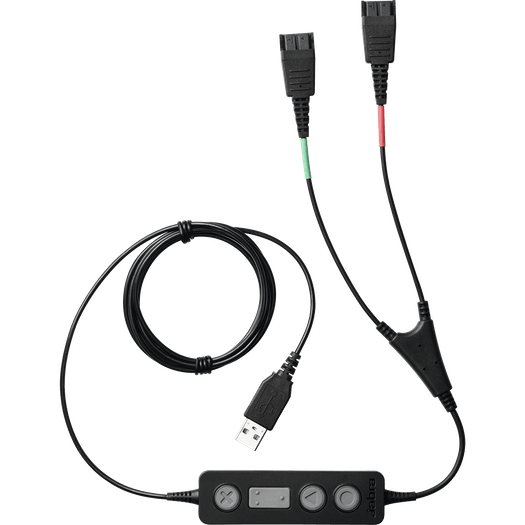 Jabra Adaptador para Auriculares Jabra LINK 265, Desconexión rápida a USB/QD