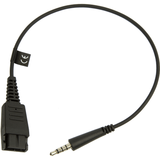 Jabra Cord - QD a cable de extensión recto de 3.5 Jack
