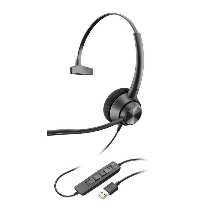 [214568-01] Poly Auriculares ENCOREPRO 310, USB-A, Monoaural