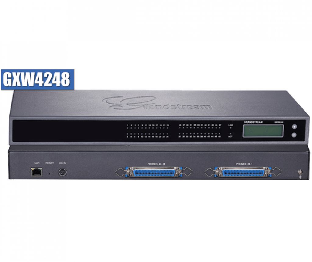 [GXW4248] Grandstream GXW4248 Gateway Alto Rendimiento 48 Puertos FXS