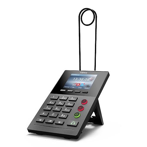 Fanvil X2P Teléfono Call Center profesional 2 líneas pantalla a color de 2,8 pulgadas PoE