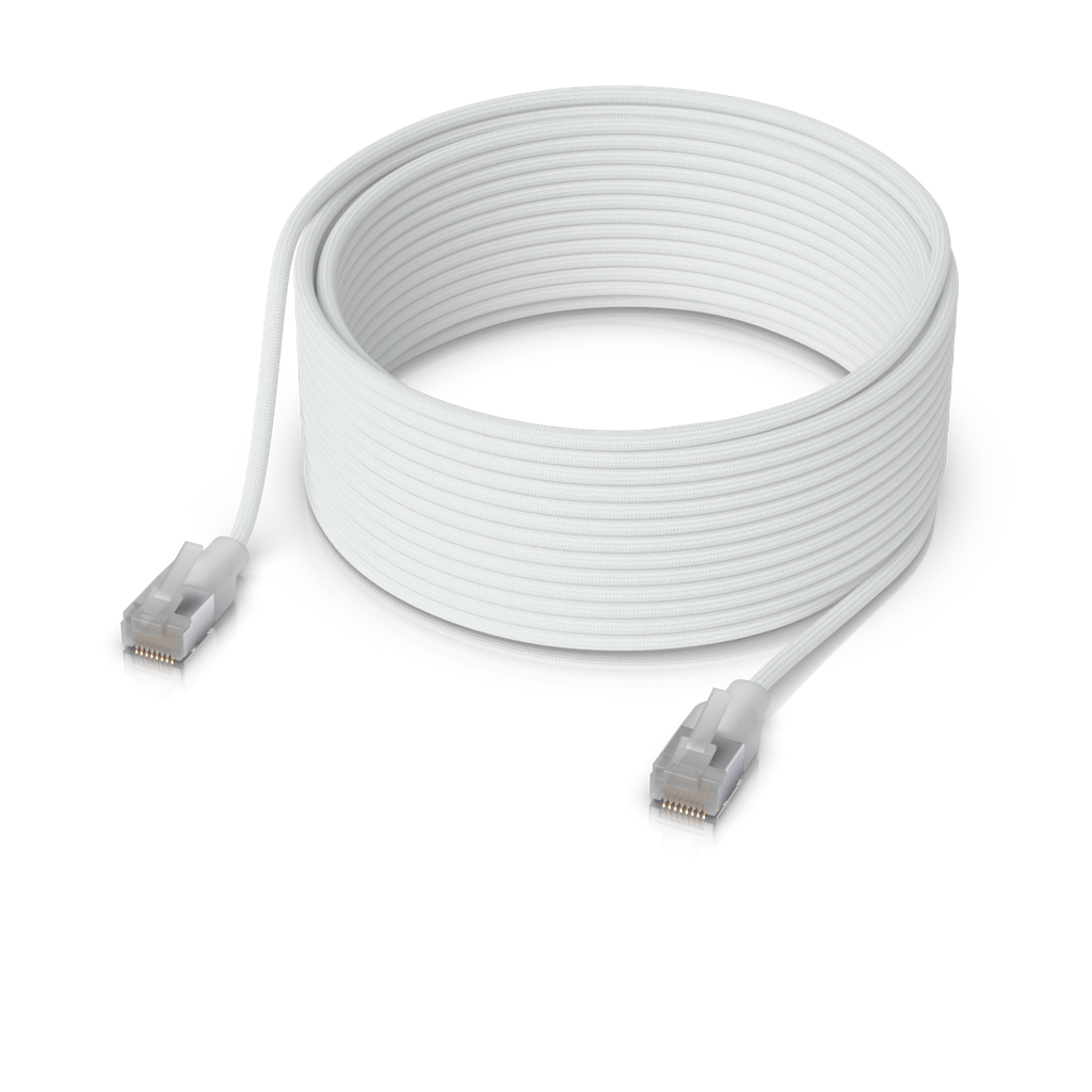 Ubiquiti UACC-Cable-Patch-EL-C6A-15M-W Cable patch Premium Etherlighting Cat6A blanco de 15 m