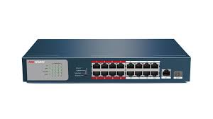 [DS-3E0318P-E] Hikvision Switch POE L2, 16 ports 100M POE 802.3af/at 230W