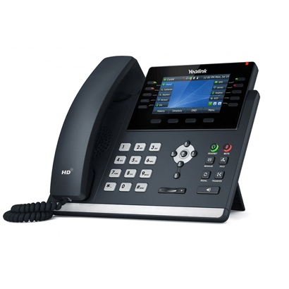 [SIP-T46U] Yealink SIP-T46U Teléfono SIP DE 16 líneas pantalla color Gigabit 2 puertos USB voz optima HD