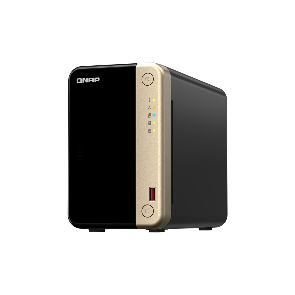 [TS-264-8G-US] QNAP TS-264-8G-US NAS Torre de 2 Bahías Intel Celeron N5095 8GB RAM 2.5GbE