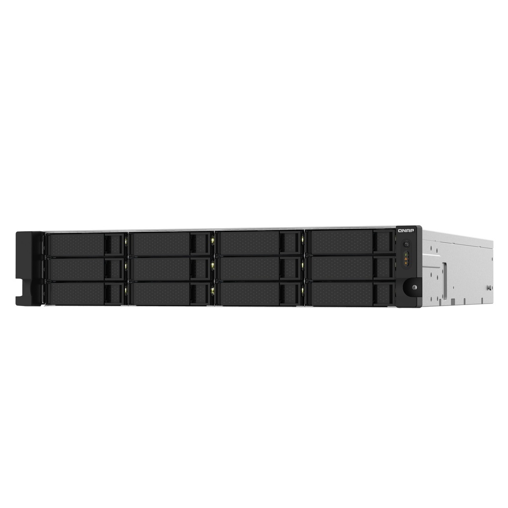 [TS-1232PXU-RP-4G-US] QNAP TS-1232PXU-RP-4G-US NAS Rack 2U de 12 Bahías ARM Alpine AL324 4GB RAM 10GbE con Fuentes Redundantes