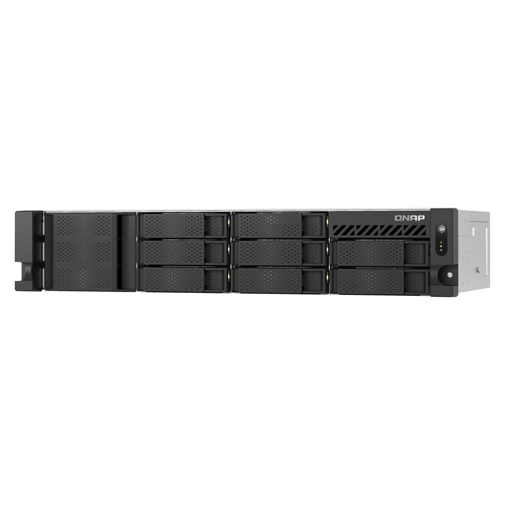 [TS-855eU-RP-8G-US] QNAP TS-855eU-RP-8G-US NAS Rack 2U de 8 Bahías Intel Atom C5125 8GB RAM 2.5GbE con Fuentes Redundantes