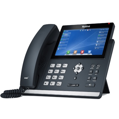 [SIP-T48U] Yealink SIP-T48U Teléfono SIP Ultra elegante pantalla táctil 7” doble puerto Giga bit 16 cuentas Voip