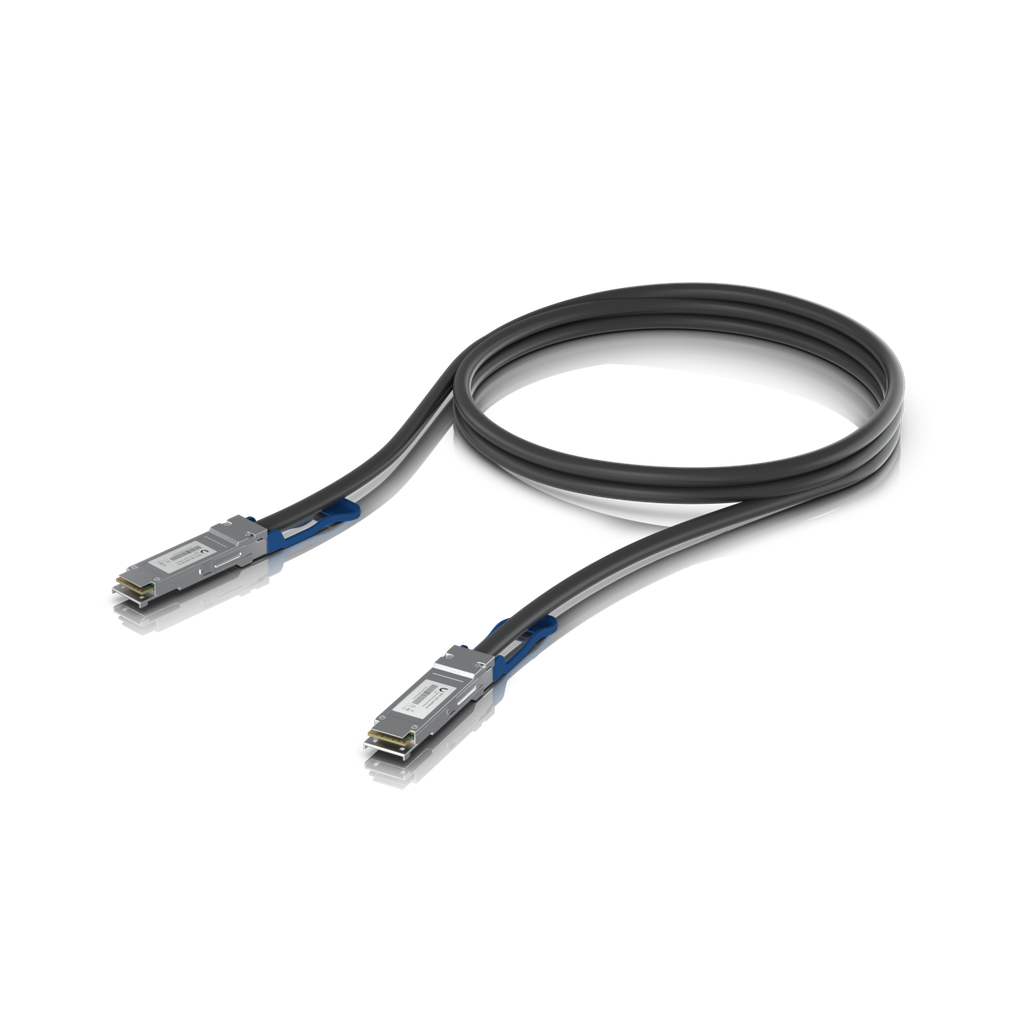 Ubiquiti UACC-DAC-QSFP28-1M Cable DAC QSFP28 de cobre 100 Gb/s y 1 m