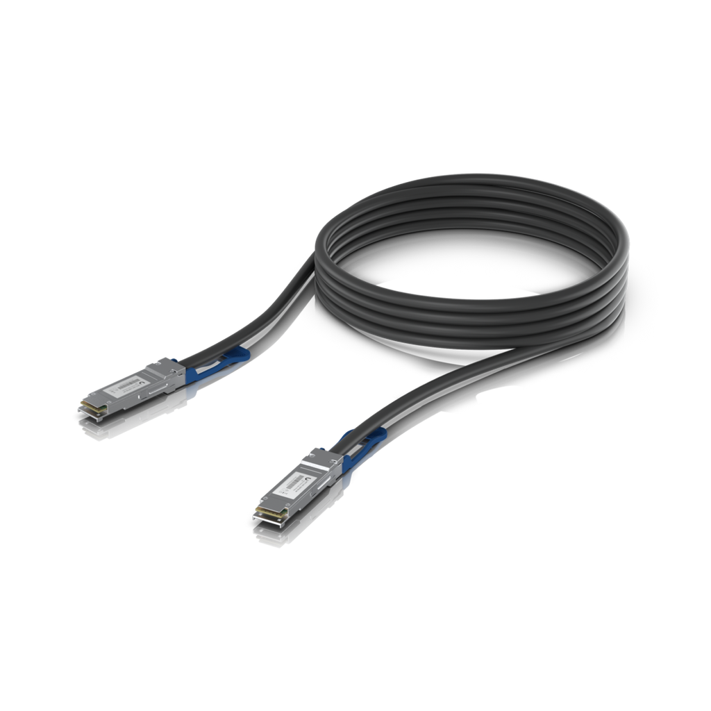 Ubiquiti UACC-DAC-QSFP28-3M Cable DAC QSFP28 de cobre 100 Gb/s y 3 m