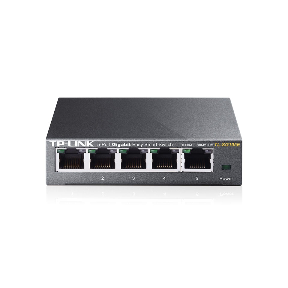 TP-Link TL-SG105E Switch Inteligente Sencillo Gigabit de 5 Puertos