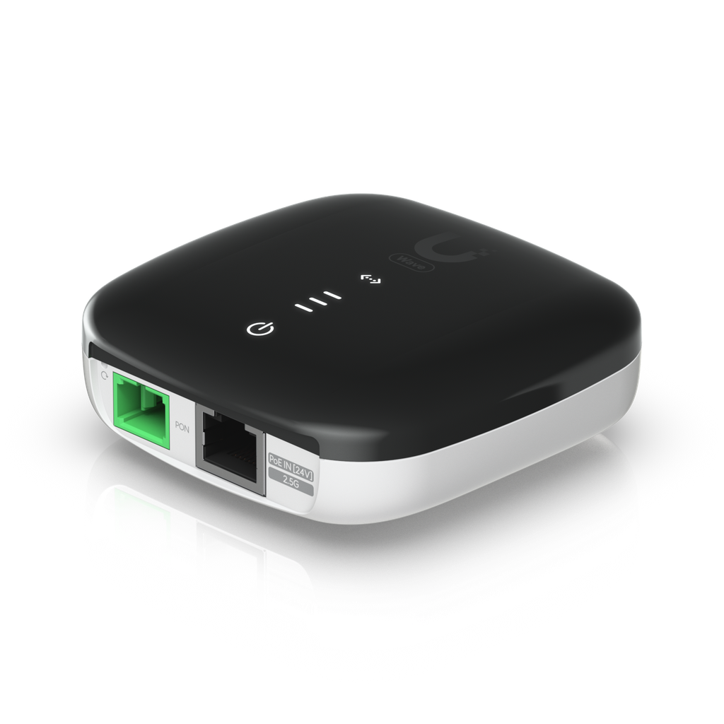 [WAVE-FIBER-ONU] Ubiquiti Wave-Fiber-ONU Terminal ONU GPON con puerto Ethernet 2,5 GbE y PoE pasivo