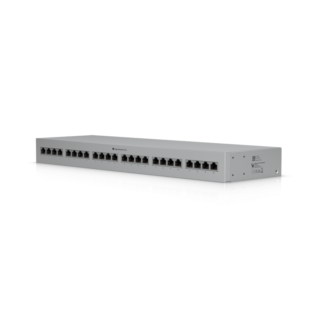 Ubiquiti UACC-ETH-SP-Panel-24 Panel protector de sobretensiones Ethernet 10 GbE para 24 enlaces