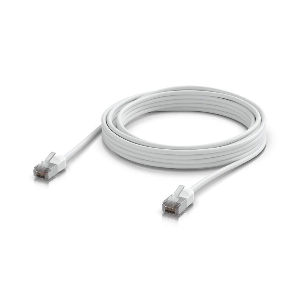 Ubiquiti UACC-Cable-Patch-Outdoor-C6A-5M-W Cable de red exterior Cat6A F/UTP 10 GbE 5 m blanco