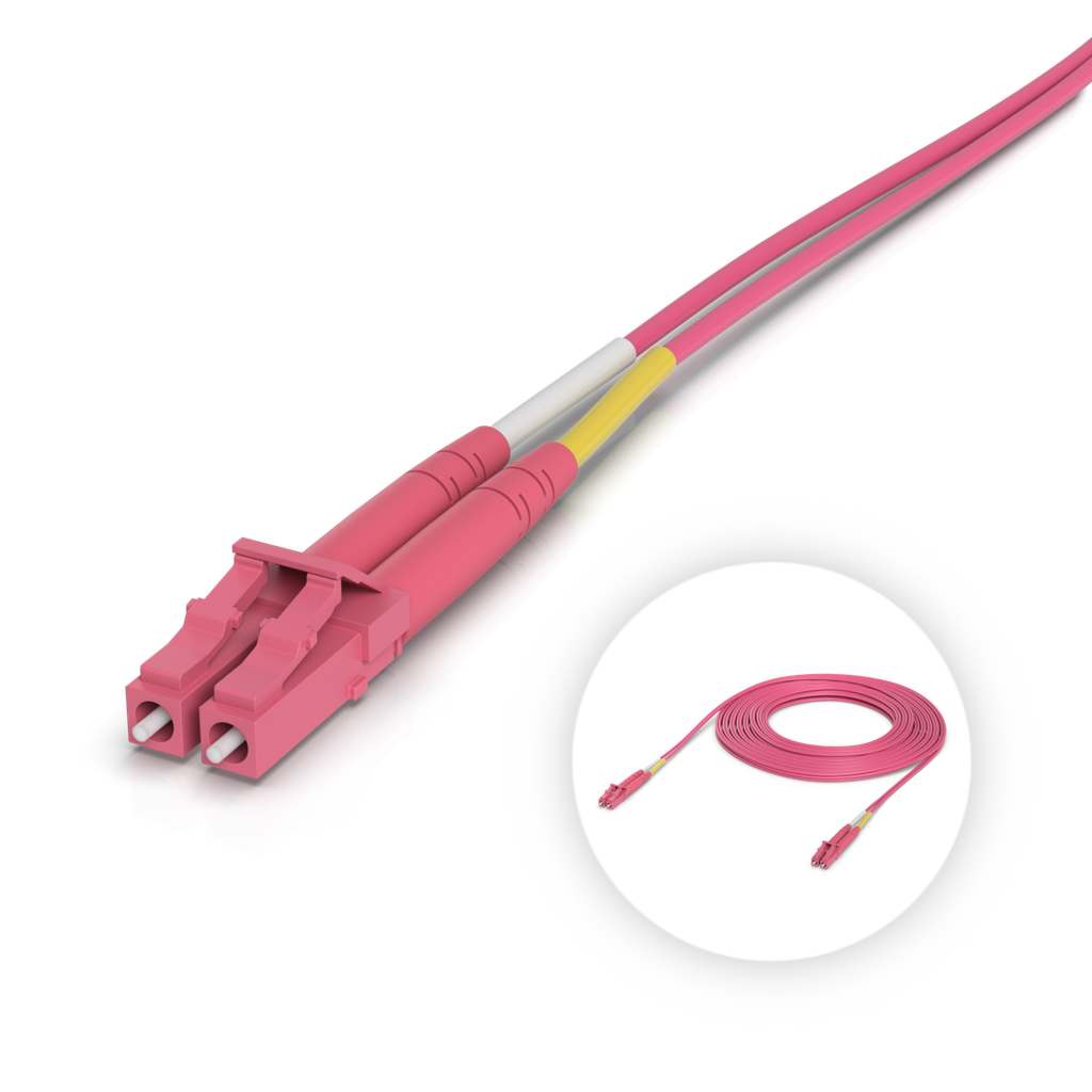 Ubiquiti UACC-OFC-M2-LULU Cable de fibra OM4 dúplex LC UPC a LC UPC de 10 m