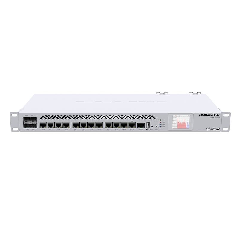 [CCR1036-12G-4S-EM] Mikrotik CCR1036-12G-4S-EM Router industrial 1U 12GB 4xSFP LCD 36 cores 1.2GHz CPU 8GB RAM