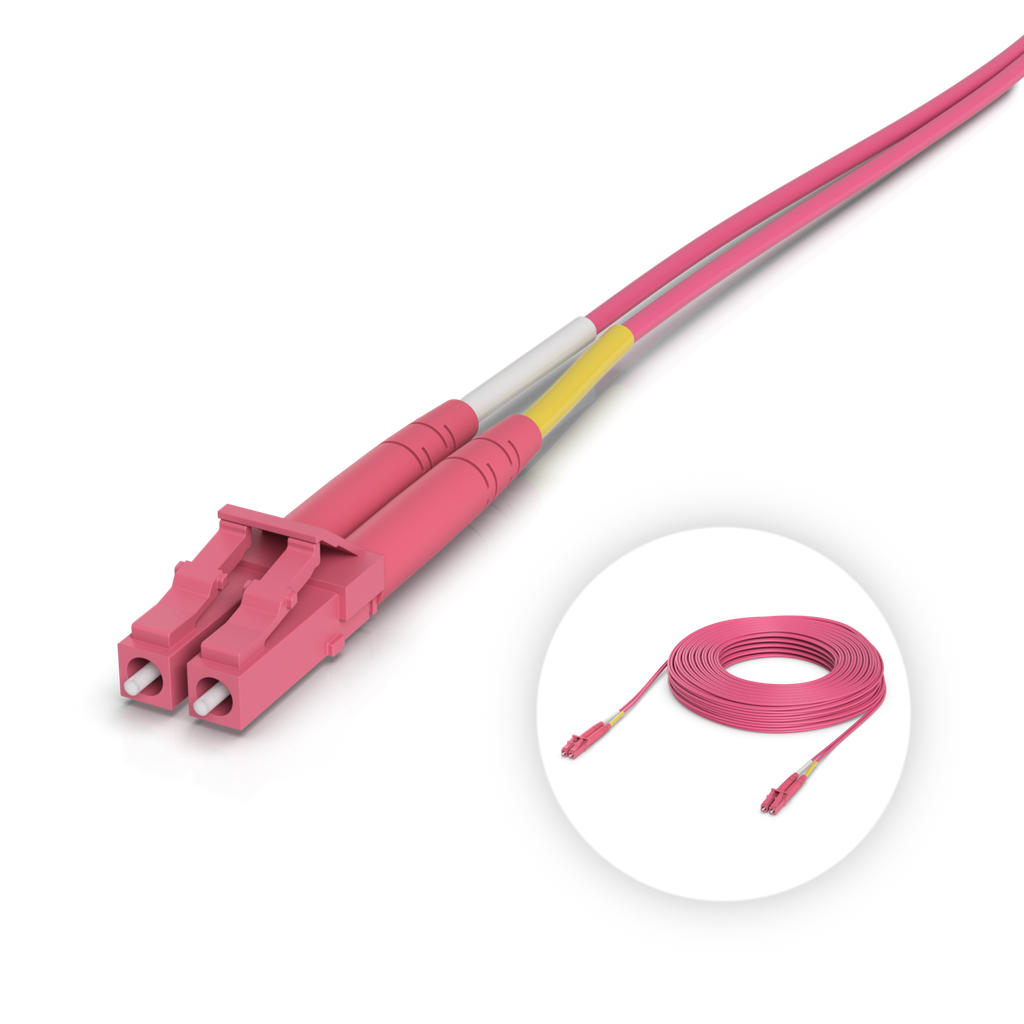 Ubiquiti UACC-OFC-M2-LULU Cable de fibra OM4 dúplex LC UPC a LC UPC de 30 m