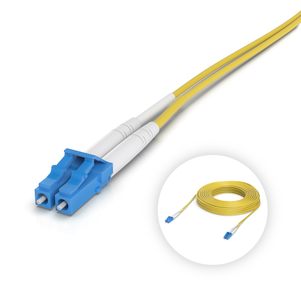 Ubiquiti UACC-OFC-S2-LULU-30M Cable de fibra OS2 dúplex LC UPC a LC UPC de 30 m