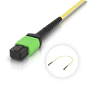 Ubiquiti UACC-OFC-SA-MPMP-0.5M Cable de fibra OS2 MPO-12 Type B APC de 0,5 m