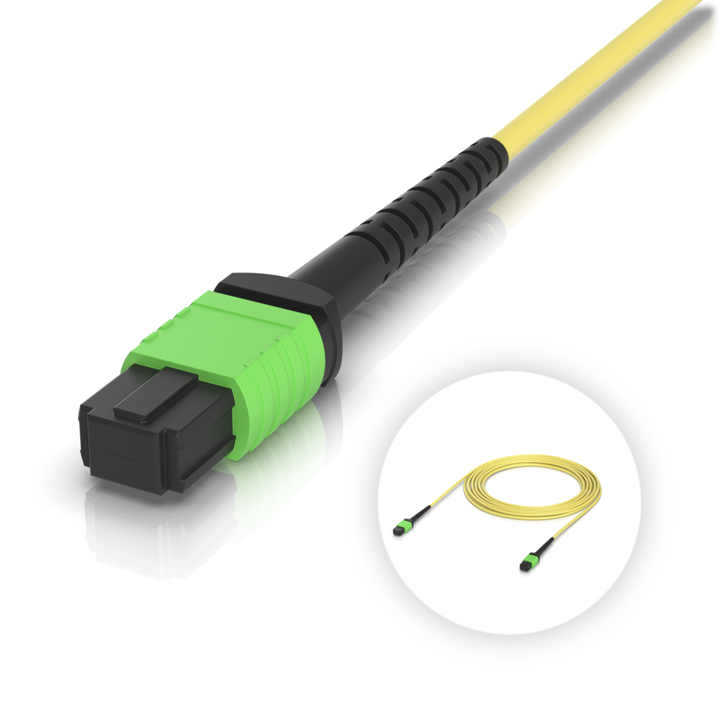 Ubiquiti UACC-OFC-SA-MPMP-5M Cable de fibra OS2 MPO-12 Type B APC de 5 m