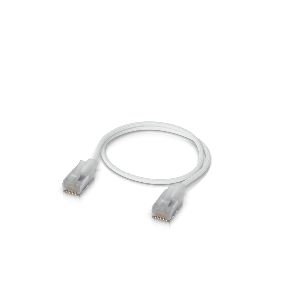 Ubiquiti UACC-Cable-Patch-EL-C6A-1M-W Cable patch Premium Etherlighting Cat6A blanco de 1 m