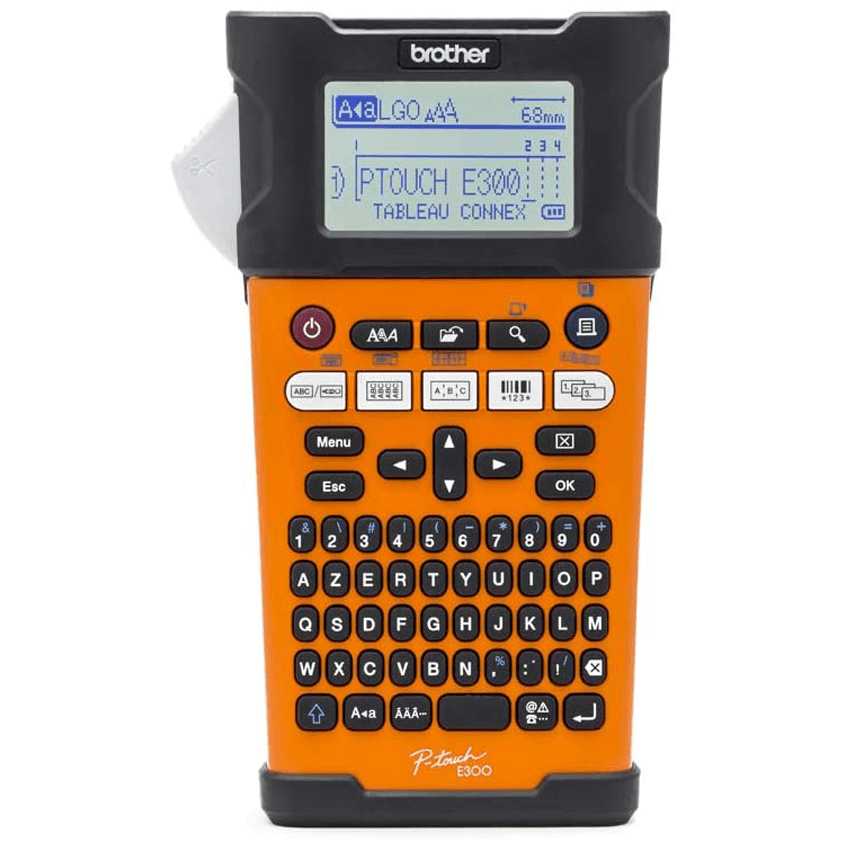 [PT-E300VP] Brother PT-E300VP Rotuladora industrial portátil con batería recargable