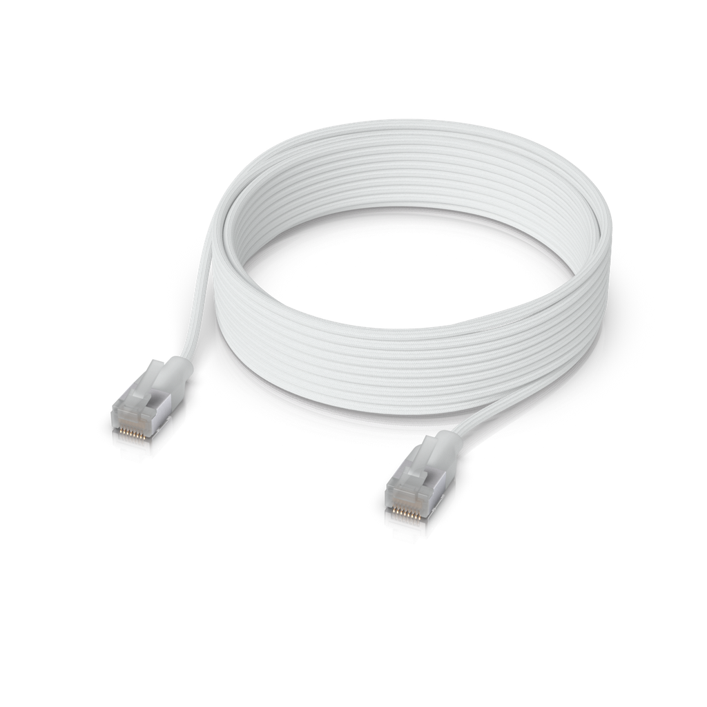 Ubiquiti UACC-Cable-Patch-EL-C6A-8M-W Cable patch Premium Etherlighting Cat6A blanco de 8 m