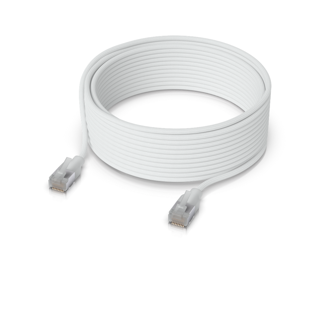 Ubiquiti UACC-Cable-Patch-EL-C6A-12M-W Cable patch Premium Etherlighting Cat6A blanco de 12 m