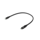 Ubiquiti UACC-Cable-USB-100W-0.3M-BK Cable USB-C trenzado 100 W con indicador de carga de 0,3 m