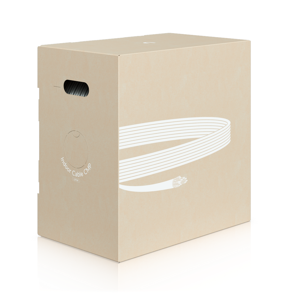 Ubiquiti UACC-Cable-C6A-CMP Cable estructurado Cat6A UTP CMP 305 m blanco