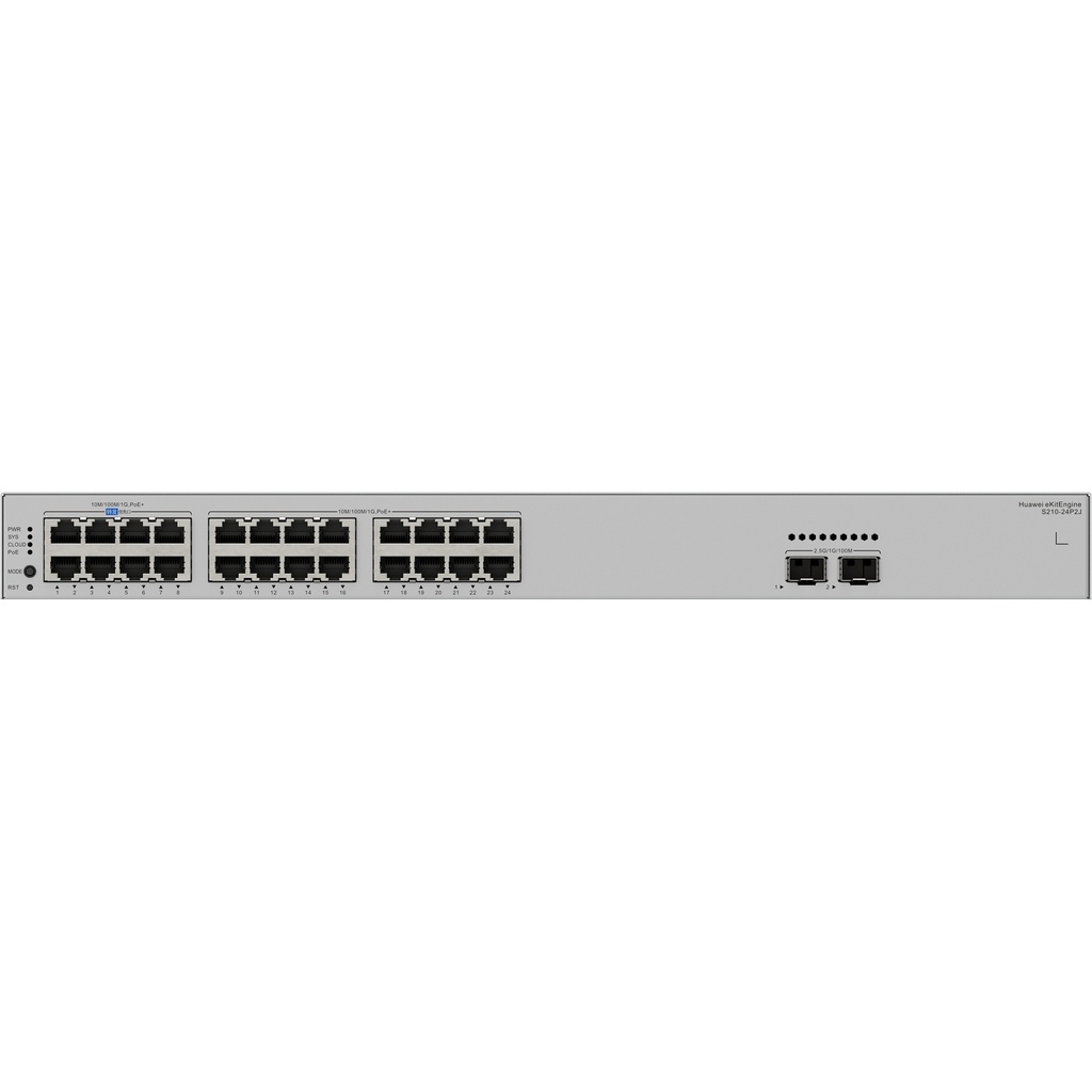 Huawei S210-24P2J Switch eKit 24 puertos Gigabit PoE+ + 2 SFP 2.5GE