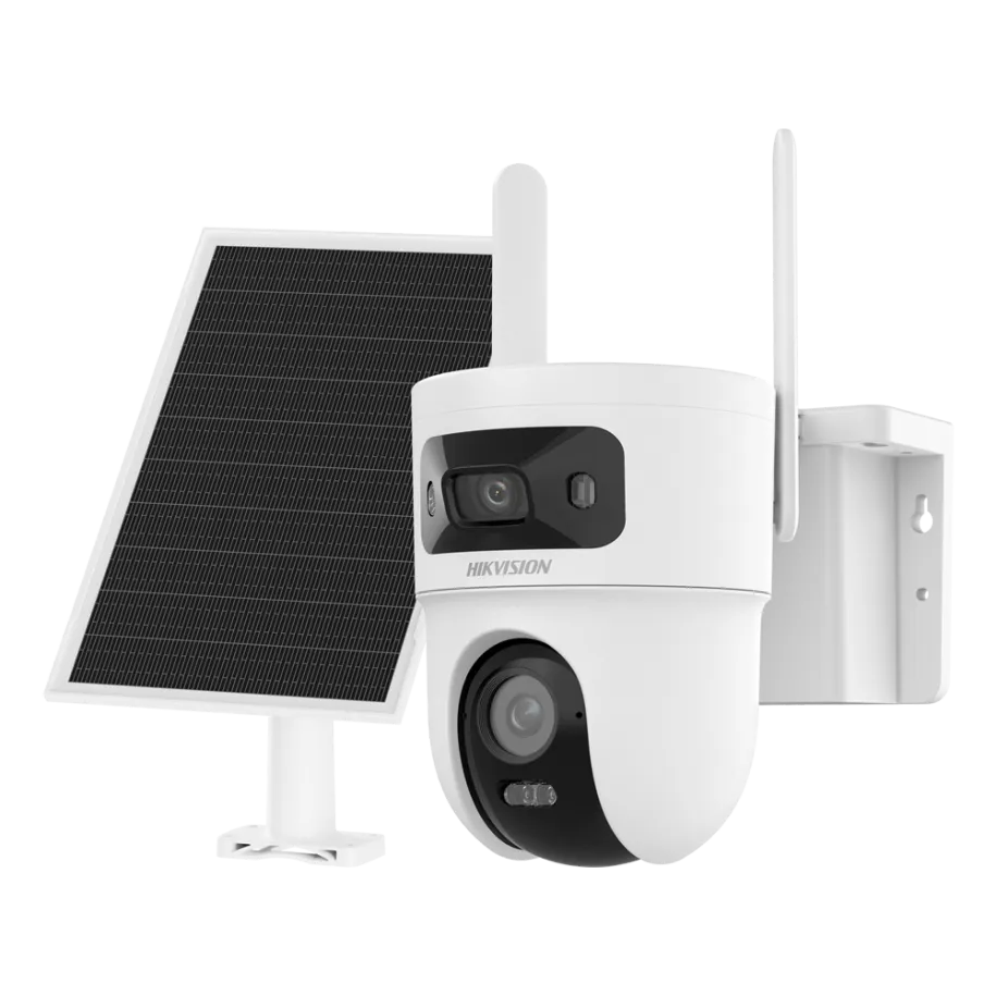 Hikvision DS-2CFSP8-D/4G Cámara IP Solar 4G Dual Lens PT 4+4MP 24/7