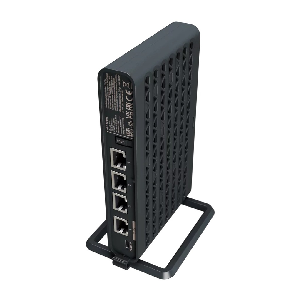 Mikrotik hAP be lite Router Wi‑Fi 7 BE3600 con puerto 2.5GbE