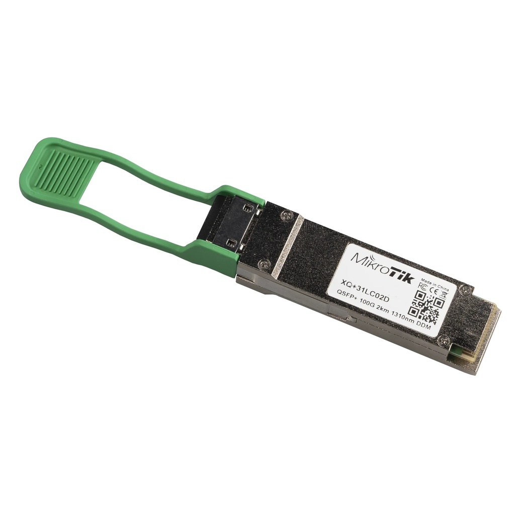 Mikrotik XQ+31LC02D Módulo QSFP28 100G monomodo 2 km