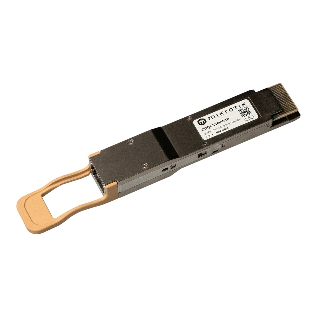 Mikrotik DDQ+85MP01D Módulo QSFP-DD 400G multimodo MPO 100 m
