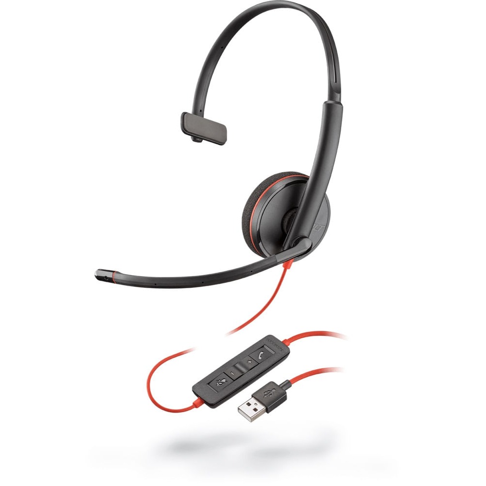 [209744-101] Poly Auriculares Blackwire 3210 USB A