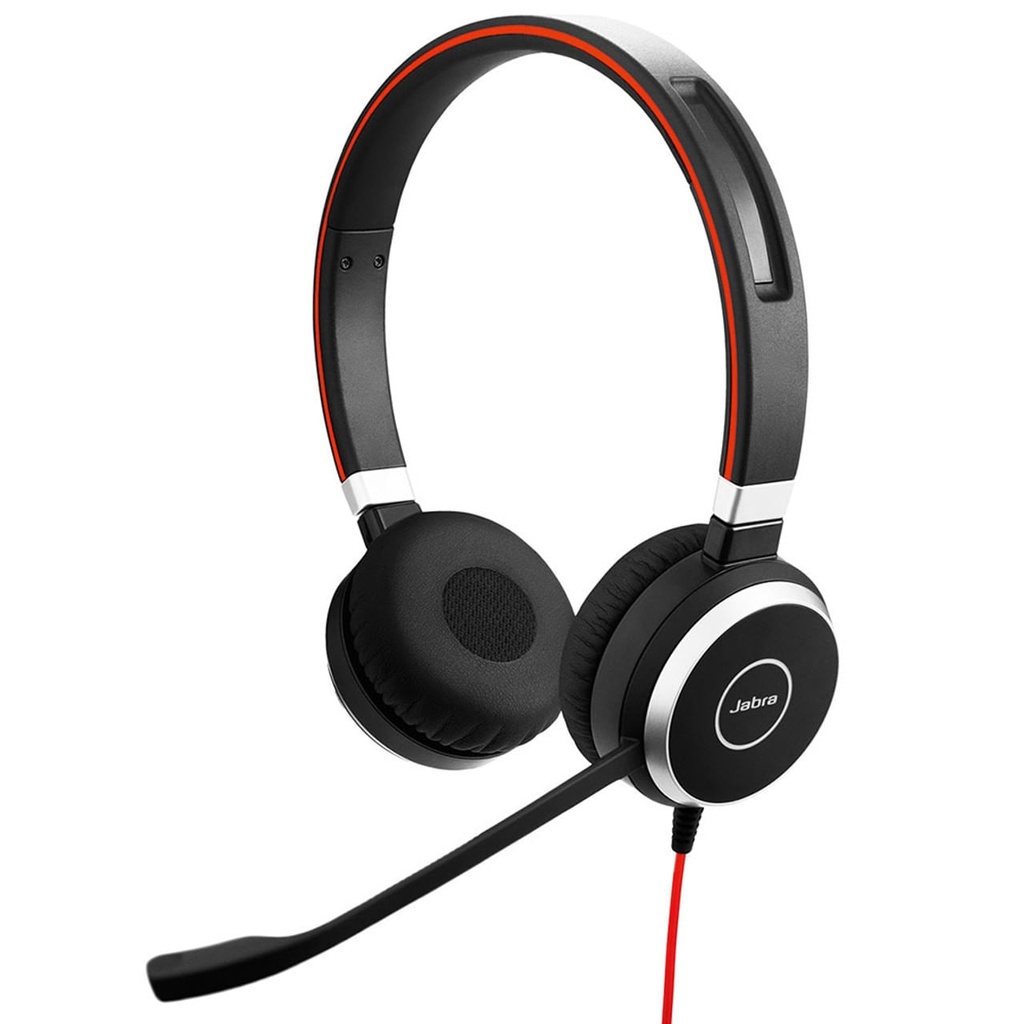 Jabra Audífonos con Micrófono Evolve 40 MS Stereo, Alámbrico, USB,  Jack 3.5mm
