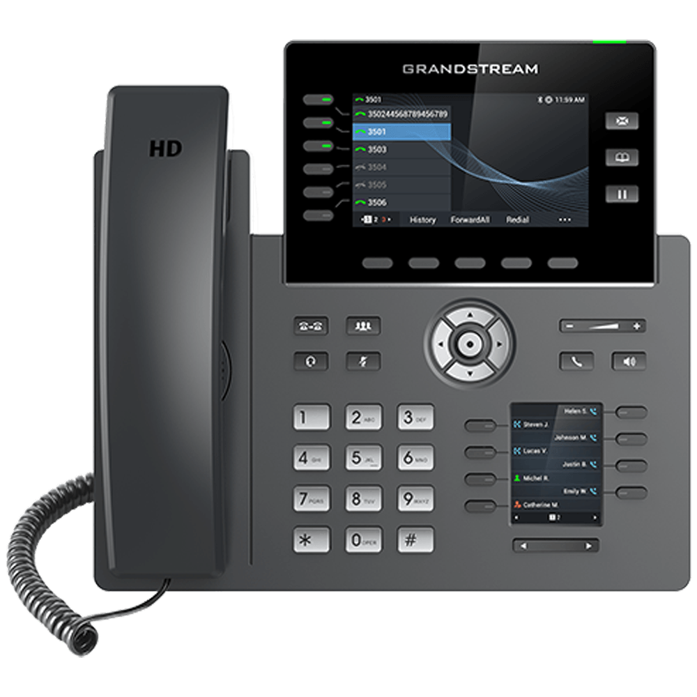 [GRP2616] Grandstream GRP2616 Teléfono IP SIP HD WIFI BT Color Gigabit POE