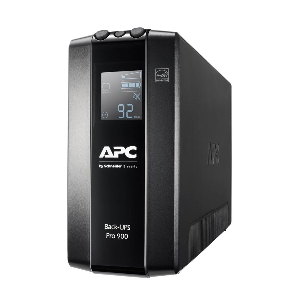 APC BR900MI UPS Pro BR 900VA, 6 Tomas, AVR, interfaz LCD