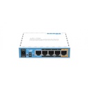 MikroTik hAP RB951Ui-2nD Router WiFi 4 2.4 GHz 5 puertos Fast Ethernet