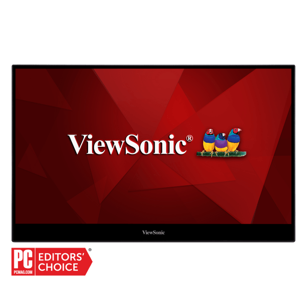 Viewsonic TD1655 Monitor portátil táctil de 15.6" 1080p USB C con alimentación de 60W, miniHDMI