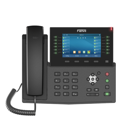 [X7C] Fanvil X7C Teléfono empresarial 20 líneas  Pantalla color de 5'' 60 teclas DSS soporte Opus Bluetooth integrado,Wi-Fi