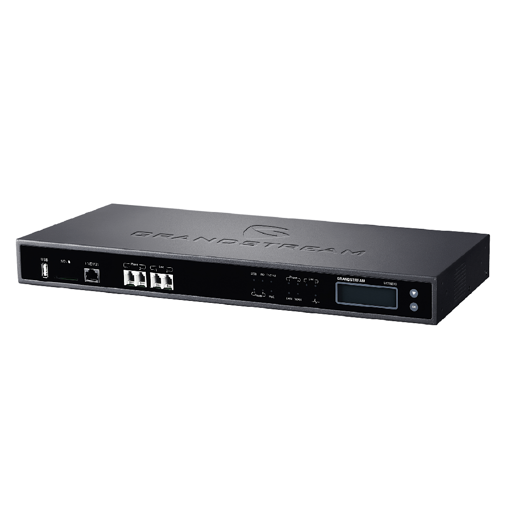 [UCM6510] Grandstream UCM6510 Central Telefónica IP 1 E1/T1 + 2 FXO + 2 FXS