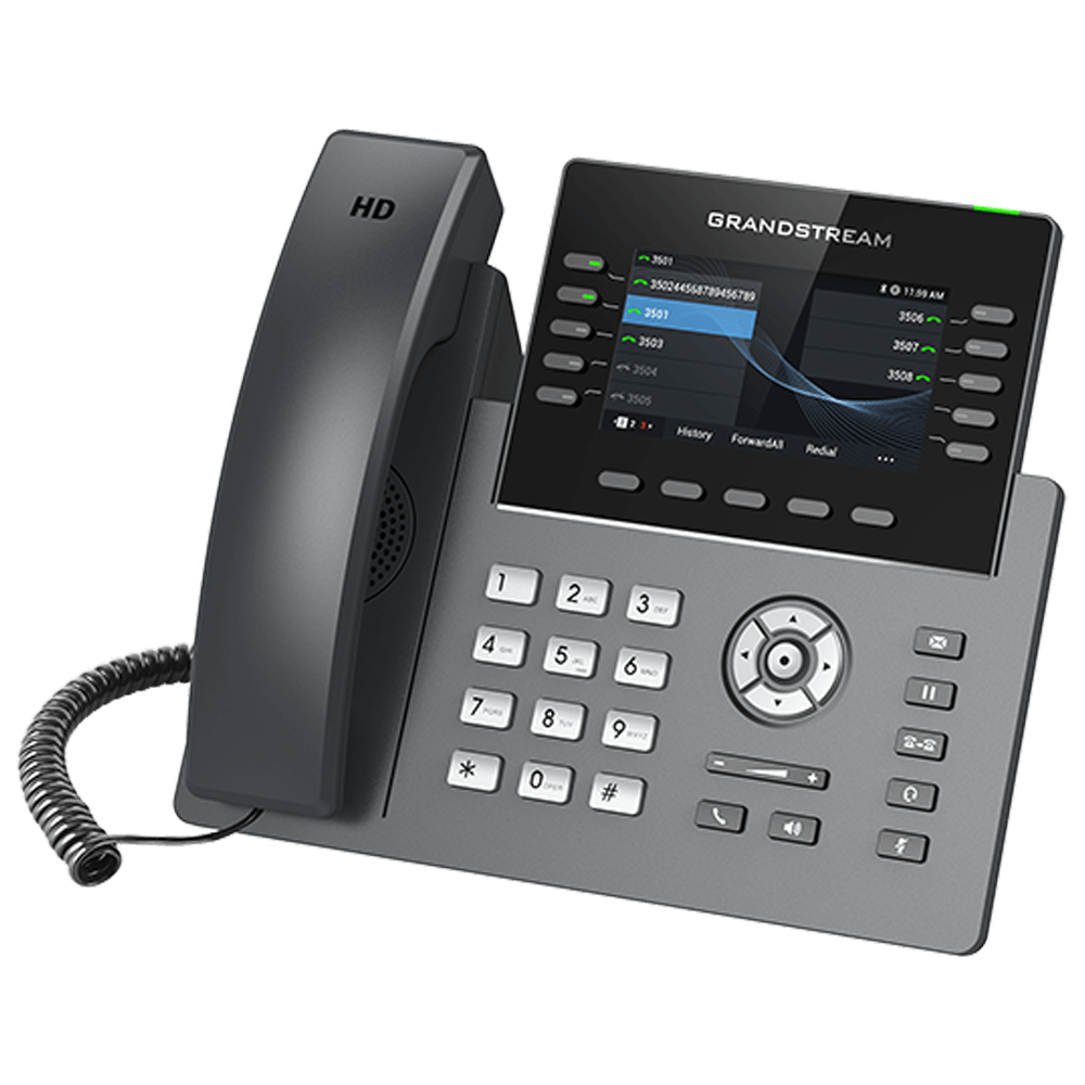 [GRP2615] Grandstream GRP2615 Teléfono IP SIP HD WIFI BT Color Gigabit POE