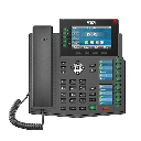 Fanvil X6U Teléfono línea elegante Pantalla triple a color Gigabit 20 líneas 60 teclas DSS PoE IPv6 Opus Bluetooth